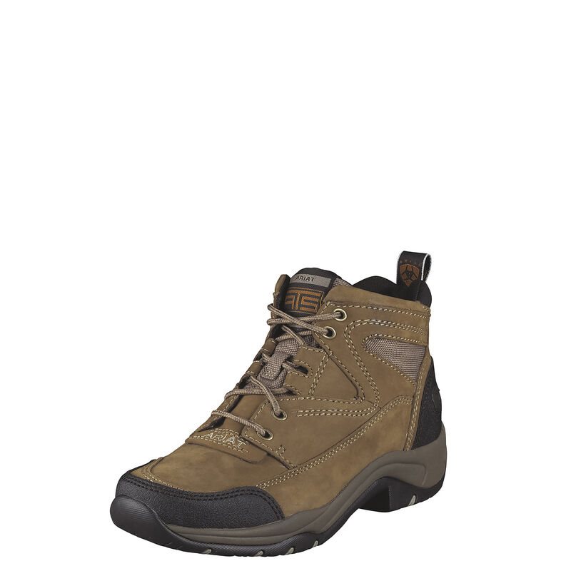 Ariat English: Terrain Zapatillas Outdoor Mujer - Verde Oliva / Chocolate (WPEZS7096)